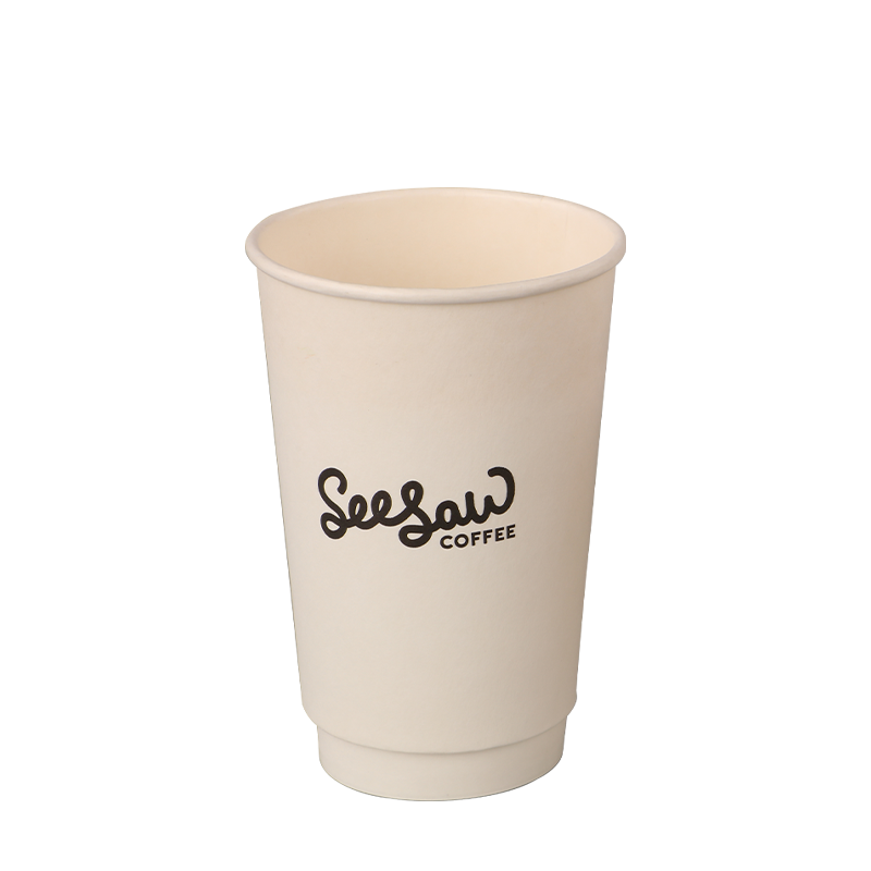 Ly giấy nóng cách nhiệt đôi tường 12oz