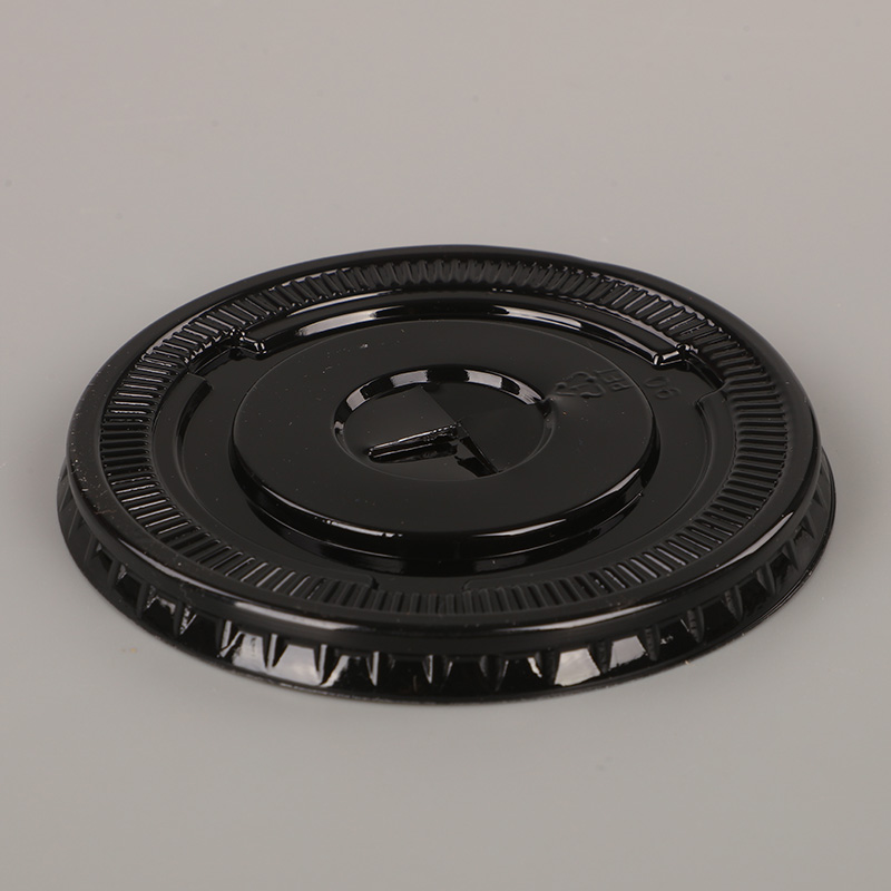 Nắp cà phê nóng PP đen 8oz9oz10oz