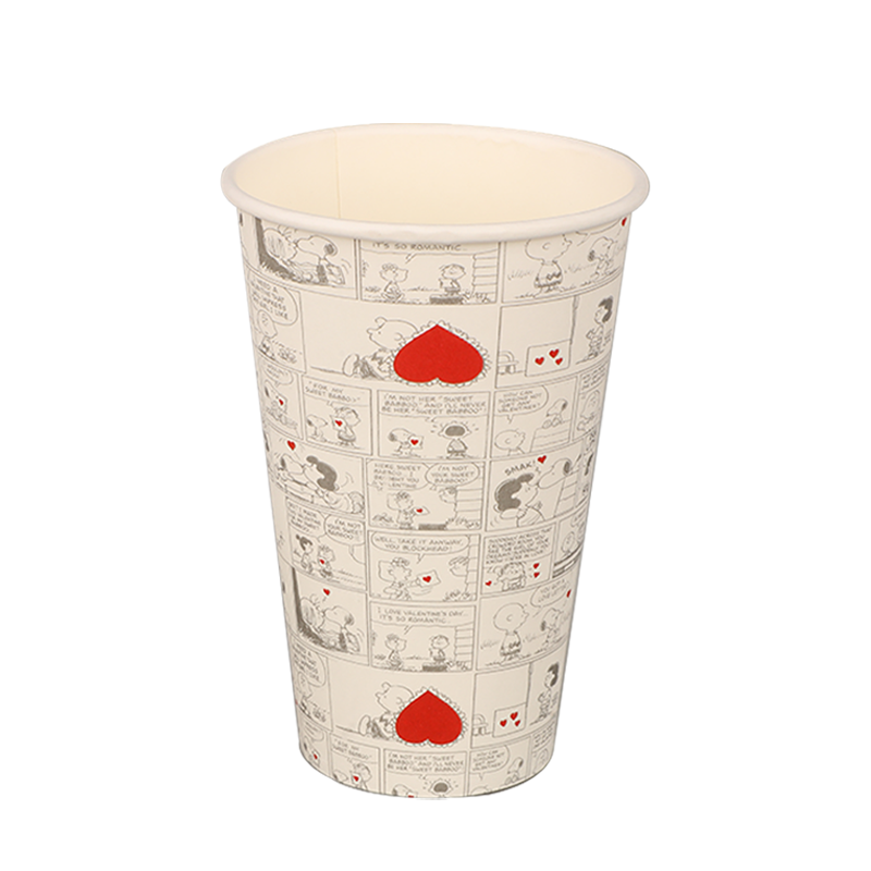 Cốc giấy cà phê phân hủy sinh học 16oz